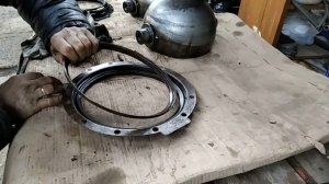 каз 4540. Замена подшипников на ступицах и поворотных кулаках  на переднем мосту.  Часть 2.