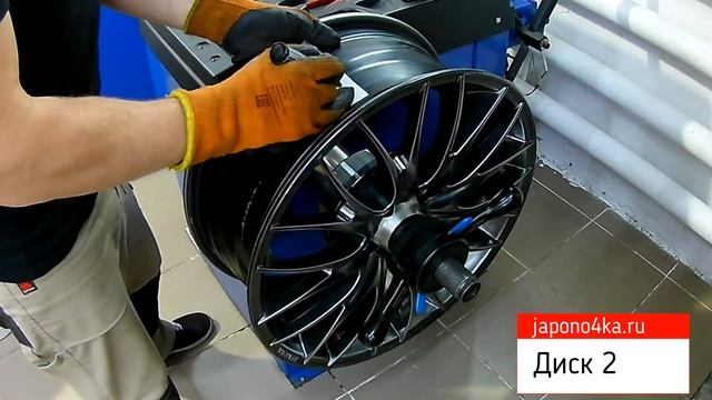 Проверка на балансировочном станке дисков Work Steez 17" смотреть онлайн
