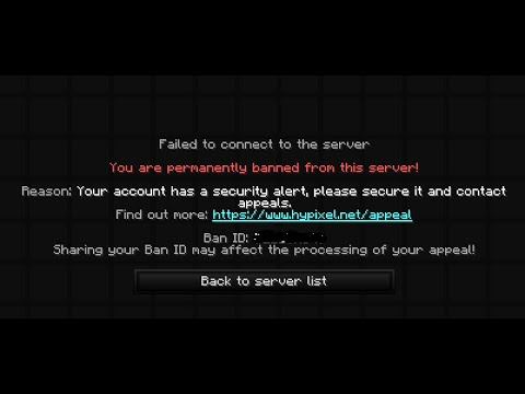 I GOT BANNED FROM HYPIXEL FOR NO REASON(NOT CLICKBAIT) смотреть онлайн