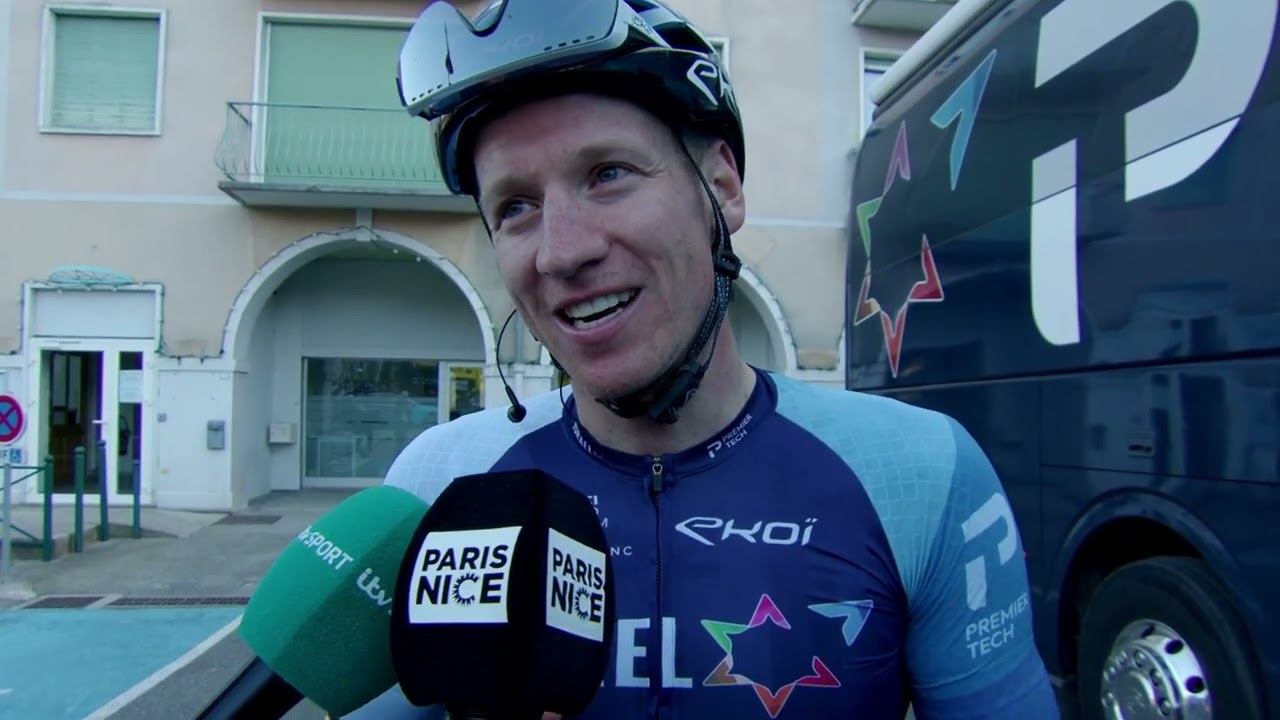 Pascal Ackermann - Interview at the finish - Stage 5 - Paris-Nice 2024 смотреть онлайн