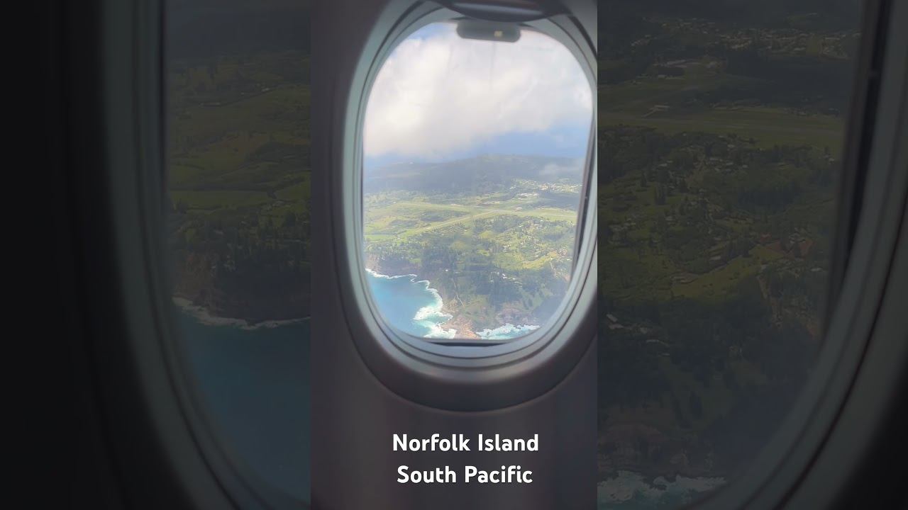 Island Paradise: Norfolk Island, South Pacific from the air. смотреть онлайн