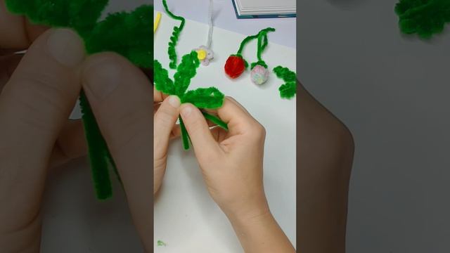 Поделка из синельной проволоки своими руками. Клубника смотреть онлайн