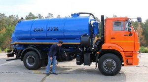 Городская вакуумная машина МВ-12 КАМАЗ-53605 РБА производства НПО ВЕКТОР
