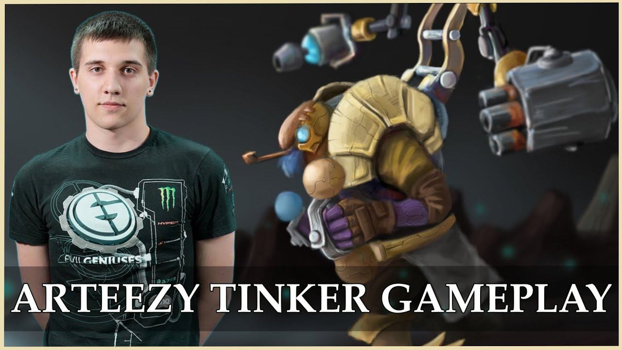 EG.Arteezy Tinker gameplay смотреть онлайн