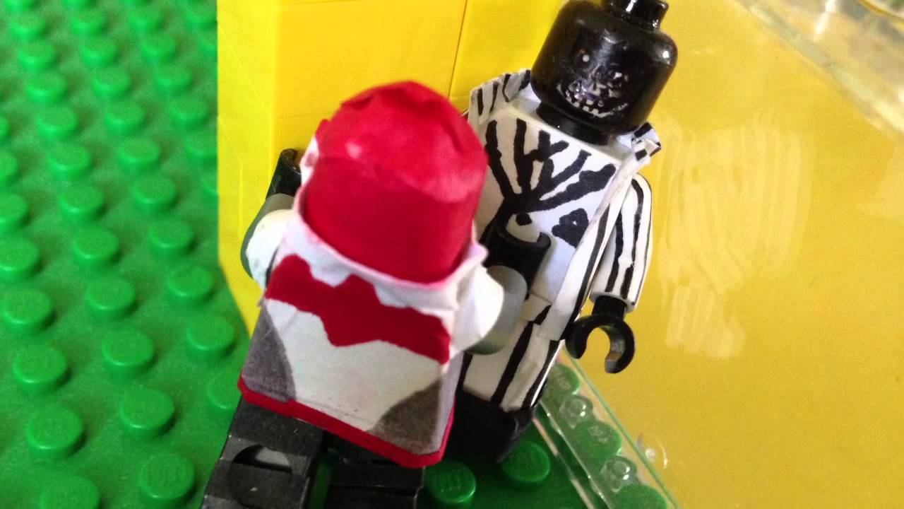 Lego batman Arkham knight stop motion (Red Hood killing black mask) смотреть онлайн