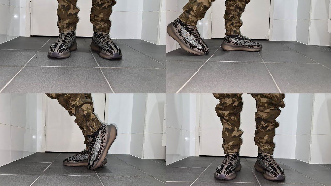 Adidas Yeezy Boost 380 Stone Salt on feet смотреть онлайн