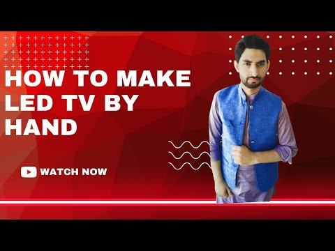 How To Make A LED TV With Hand