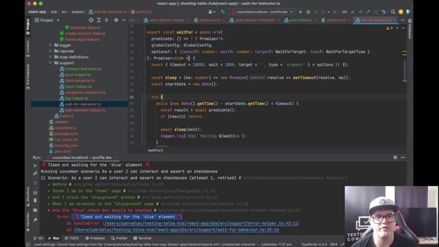 142 - Introducing waitForResult to handle our assertion error cases part 1 смотреть онлайн