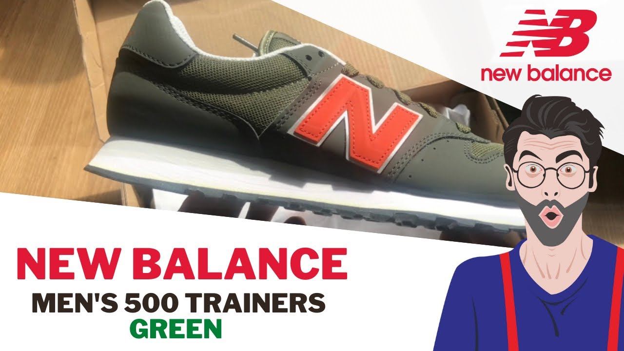 New Balance 500 Men's Trainers | Green | Unboxing | RIunboxing смотреть онлайн