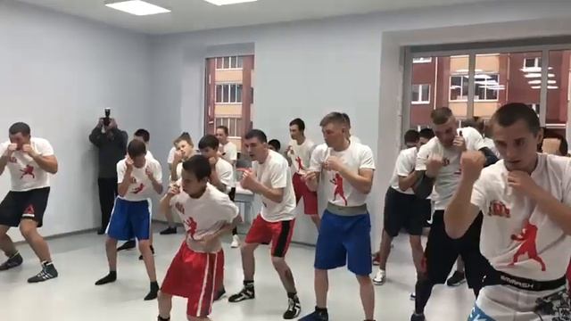 Показательные выступления на открытии Боксерского клуба SPARTA в 