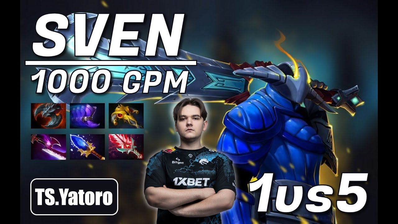 TS.Yatoro Sven Enter God Mode 1000GPM - Dota 2 Pro Gameplay [Dota2 Kingdoms] смотреть онлайн