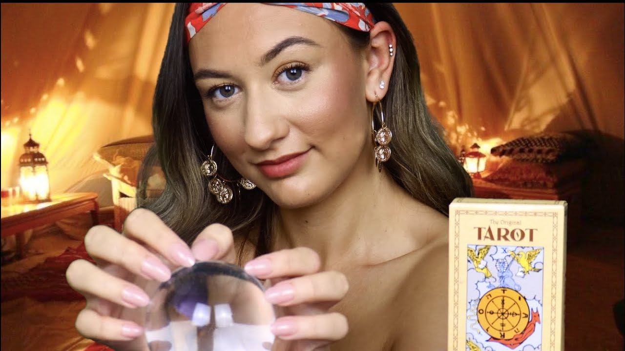 [ASMR] Fortune Teller Roleplay (Palm & Tarot Reading) ~ Everything Will Be Okay ✨🔮 смотреть онлайн