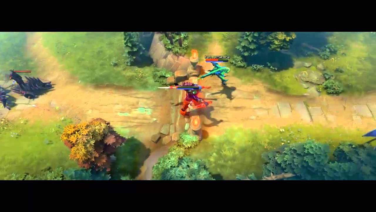 Huskar with armlet [Moments Dota 2] смотреть онлайн