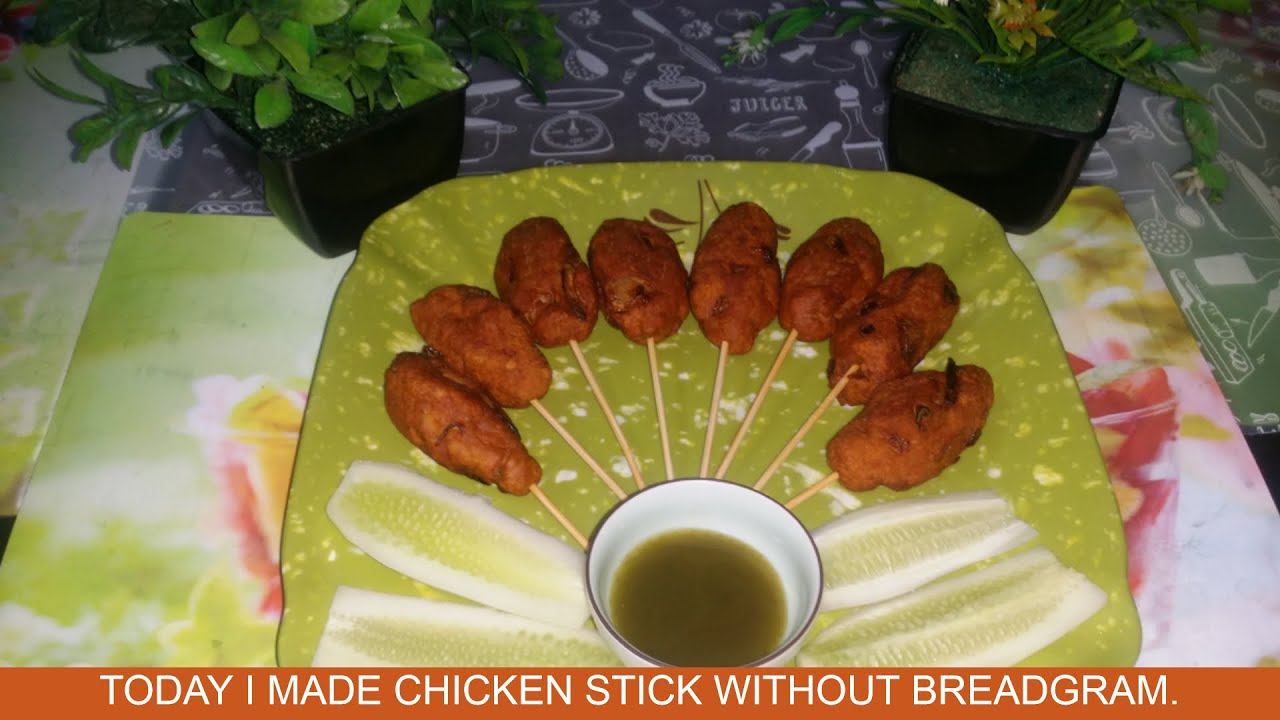 TODAY I MADE CHICKEN STICK WITHOUT BREADGRAM. смотреть онлайн