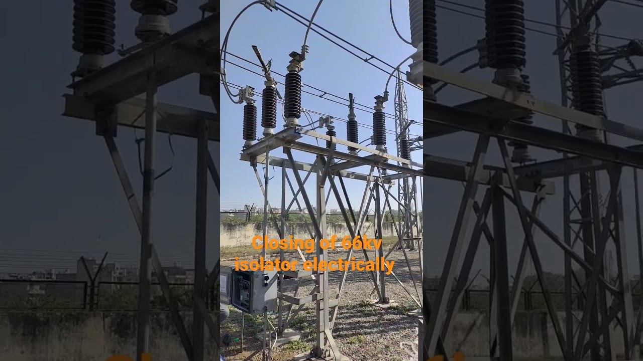 Closing of 66kv isolator electrically смотреть онлайн