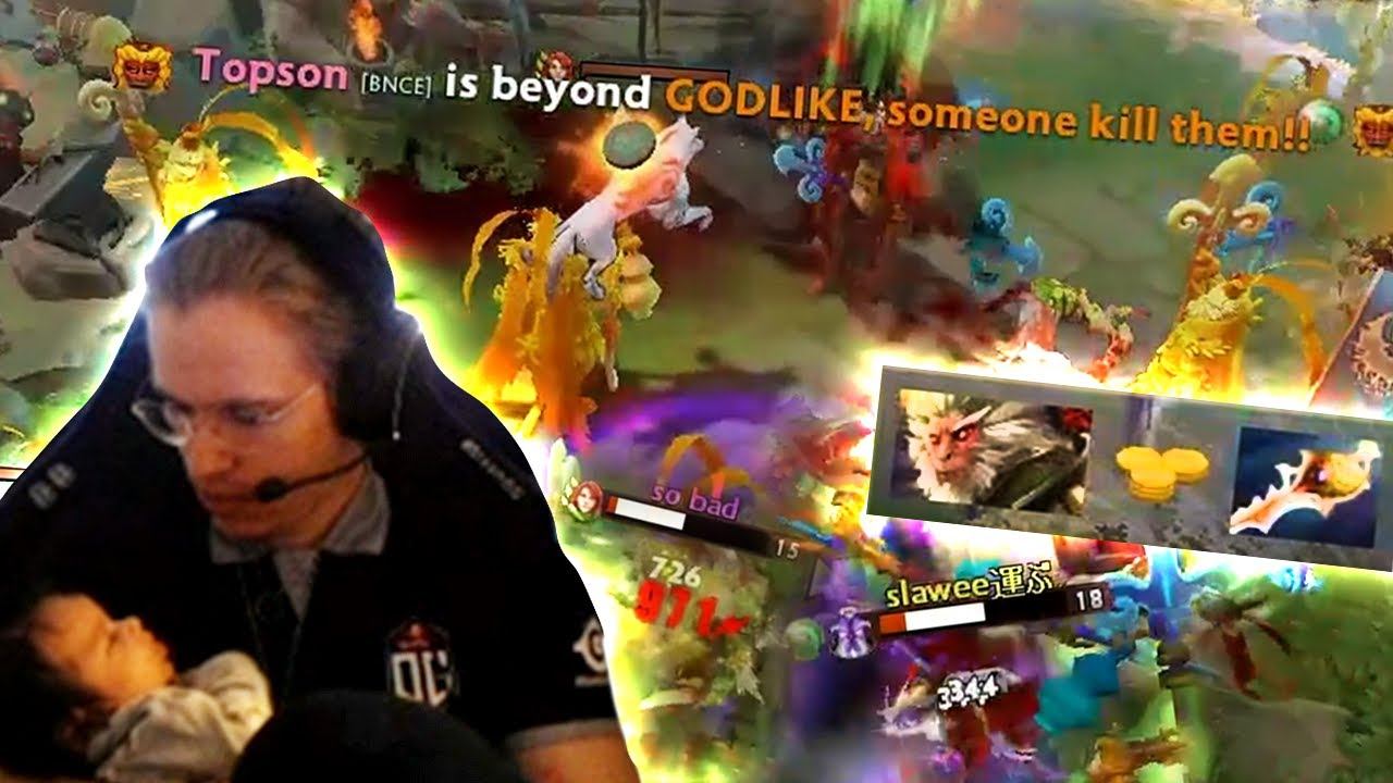 Topson Teaching Dota to his Daughter смотреть онлайн