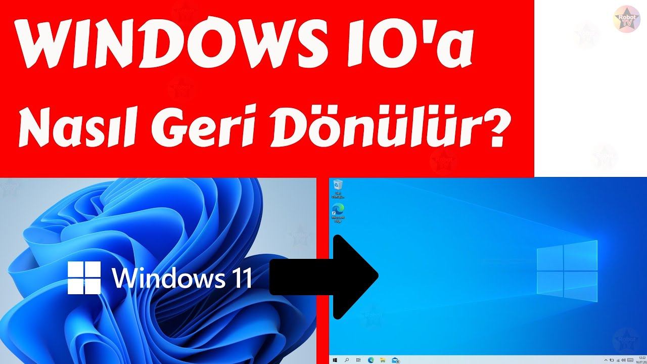 Windows 11'den Windows 10'a Geri Dönme - ÇOK BASİT! смотреть онлайн