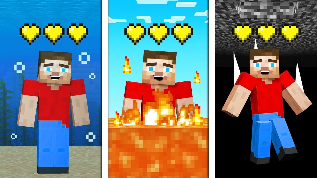 Minecraft But DYING Is Literally IMPOSSIBLE! смотреть онлайн