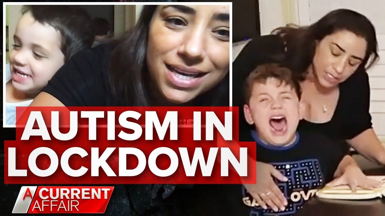 Queensland family caring for three autistic sons in lockdown | A Current Affair смотреть онлайн