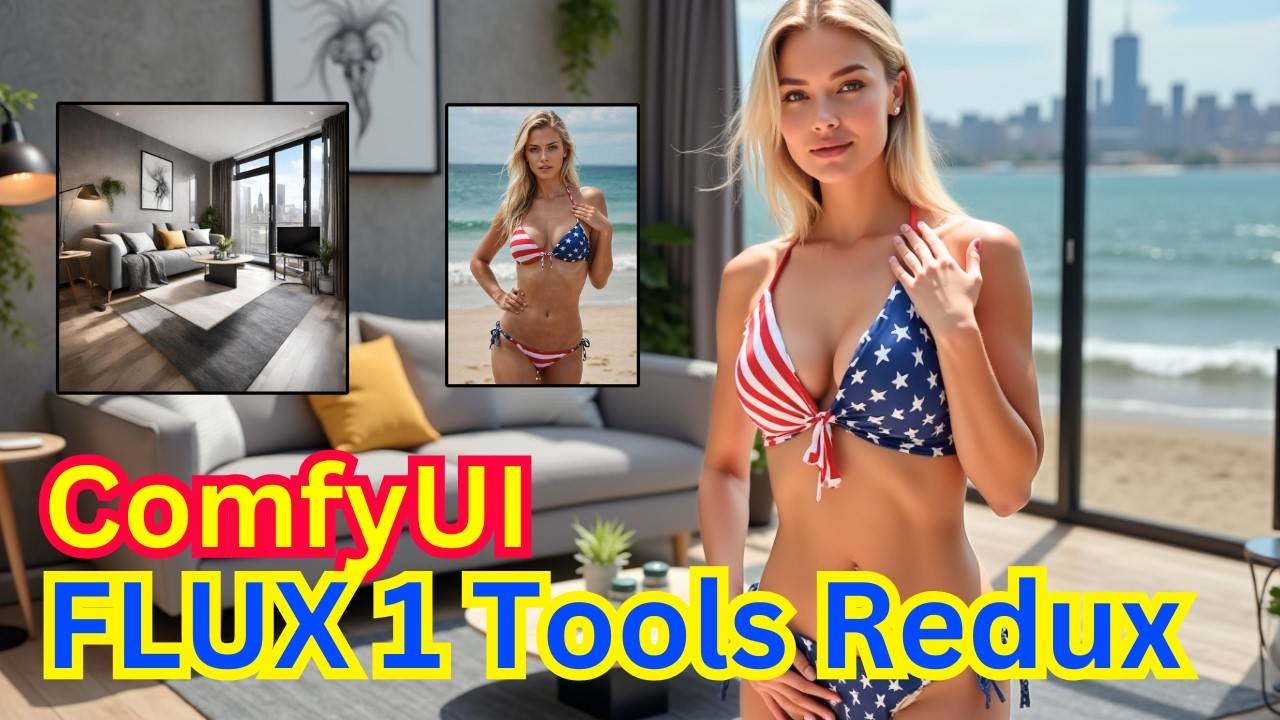 FLUX 1 Tools Redux - Tutorial Guide - IPA-подобная модель от Black Forest Labs официально. смотреть онлайн