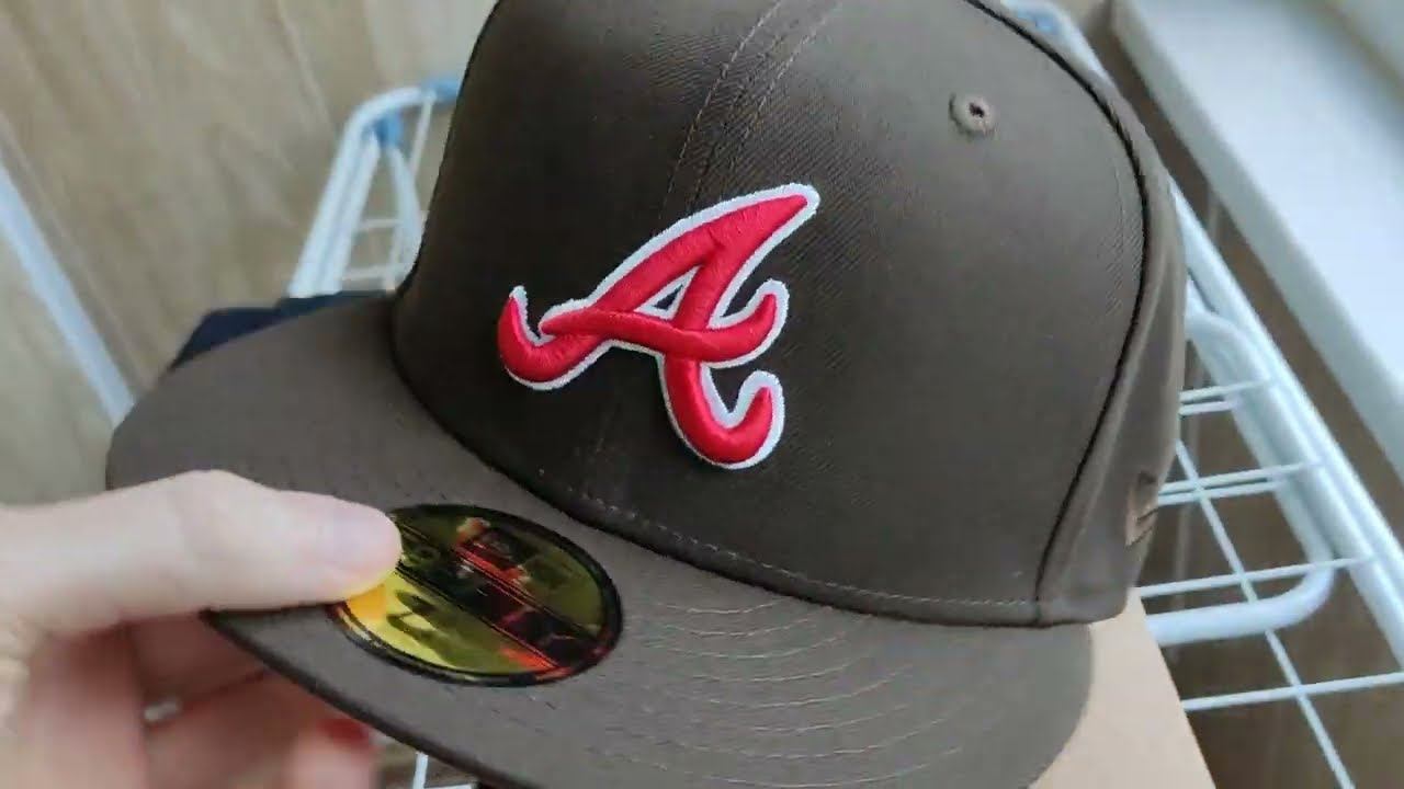 Бейсболка New Era 59FIFTY Atlanta Braves 30TH Anniversary Coffee Red Edition Brown\Red UV Fitted Ca смотреть онлайн