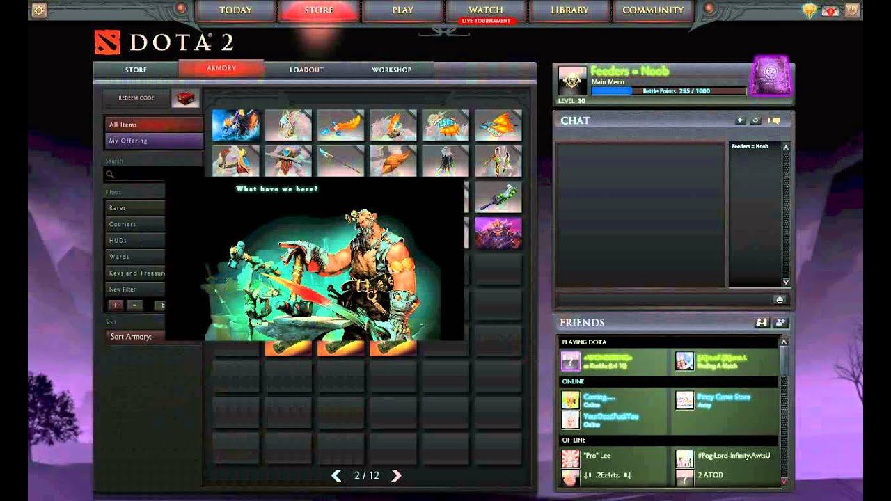 DOTA 2 chest opening Treasure of the Eternal Alliance and Treasure of the Cannon's Fuse смотреть онлайн