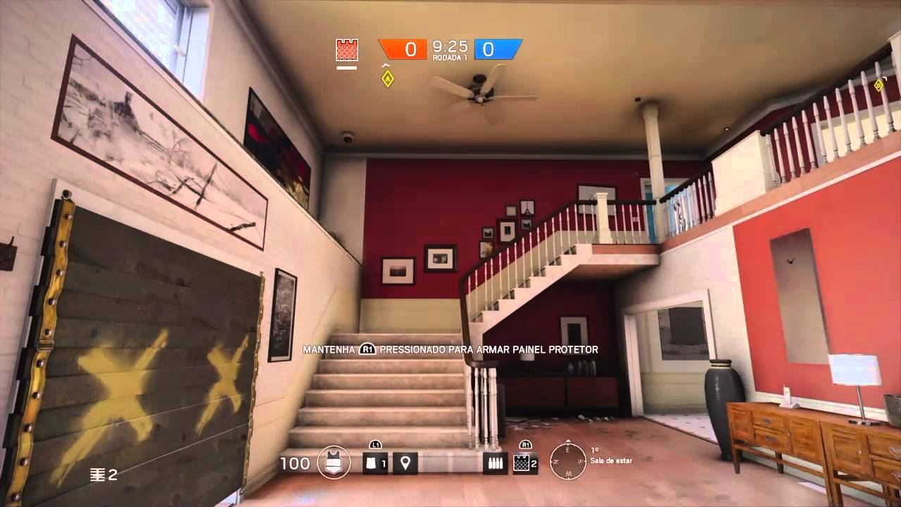 Rainbow Six Siege-How to break Castle barricade смотреть онлайн