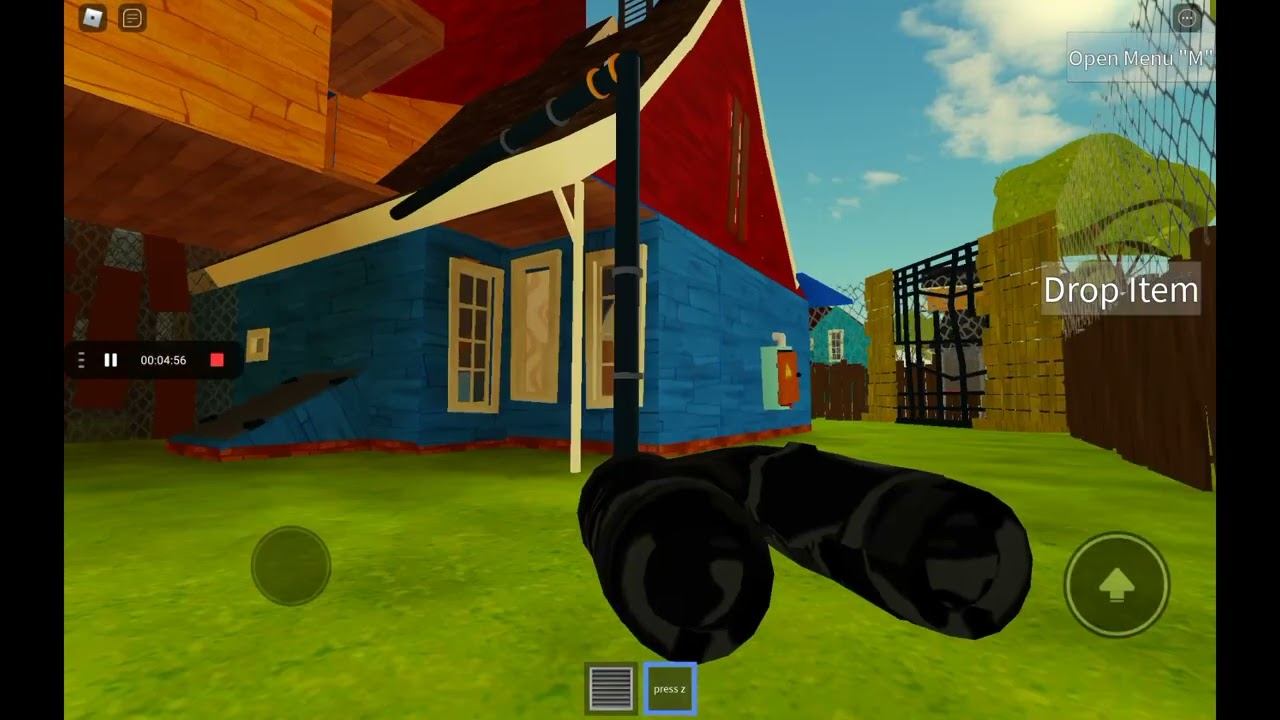 Играем в привет сосед в роблоксе Hello neighbor (1 часть) смотреть онлайн