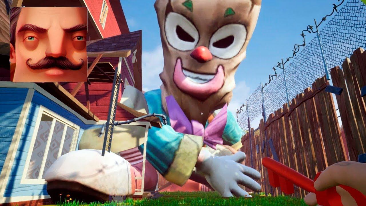 Hello Neighbor - My New Neighbor Big Freaky Clown Act 2 Gameplay Walkthrough смотреть онлайн