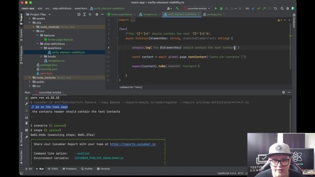 13 - Understanding regex step linking and passing parameters via Cucumber steps смотреть онлайн