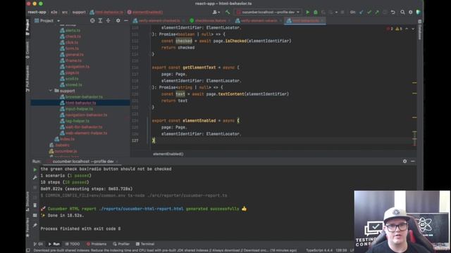 129 - Refactoring and improving our assertion step definitions part 2 смотреть онлайн
