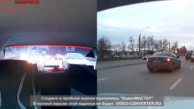 тест видеорегистратора CANSONIC FDV-700 Light днем смотреть онлайн