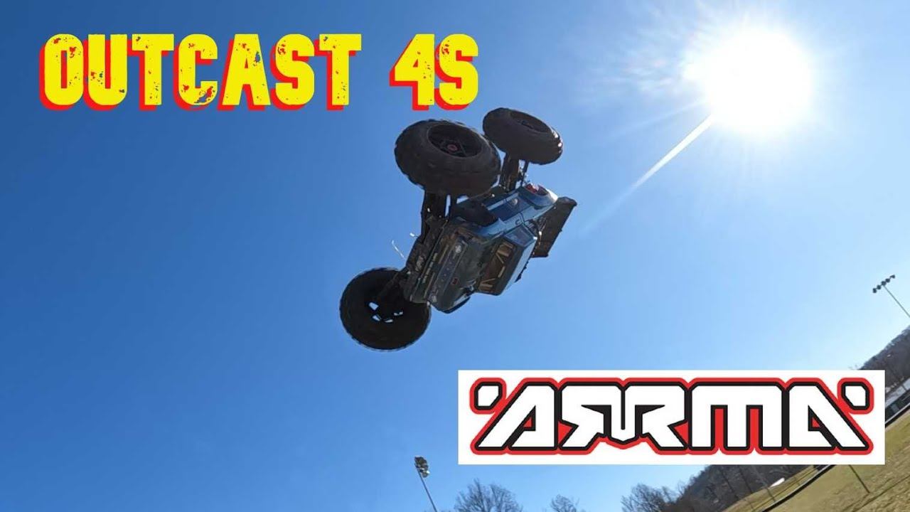 Testing my new steering servo in my Arrma Outcast 4s BLX v2 смотреть онлайн