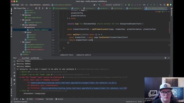 37 - Introducing our custom waitFor function Removing playwrighttest part 3 смотреть онлайн
