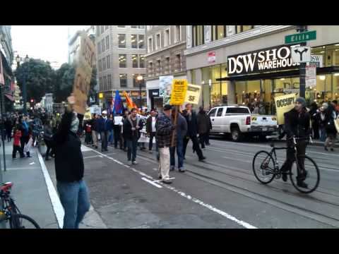 Демонстрация в Сан Франциско 10-го Декабря 2011 смотреть онлайн