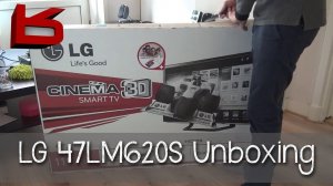 LG 47 LM620S Cinema 3D Unboxing