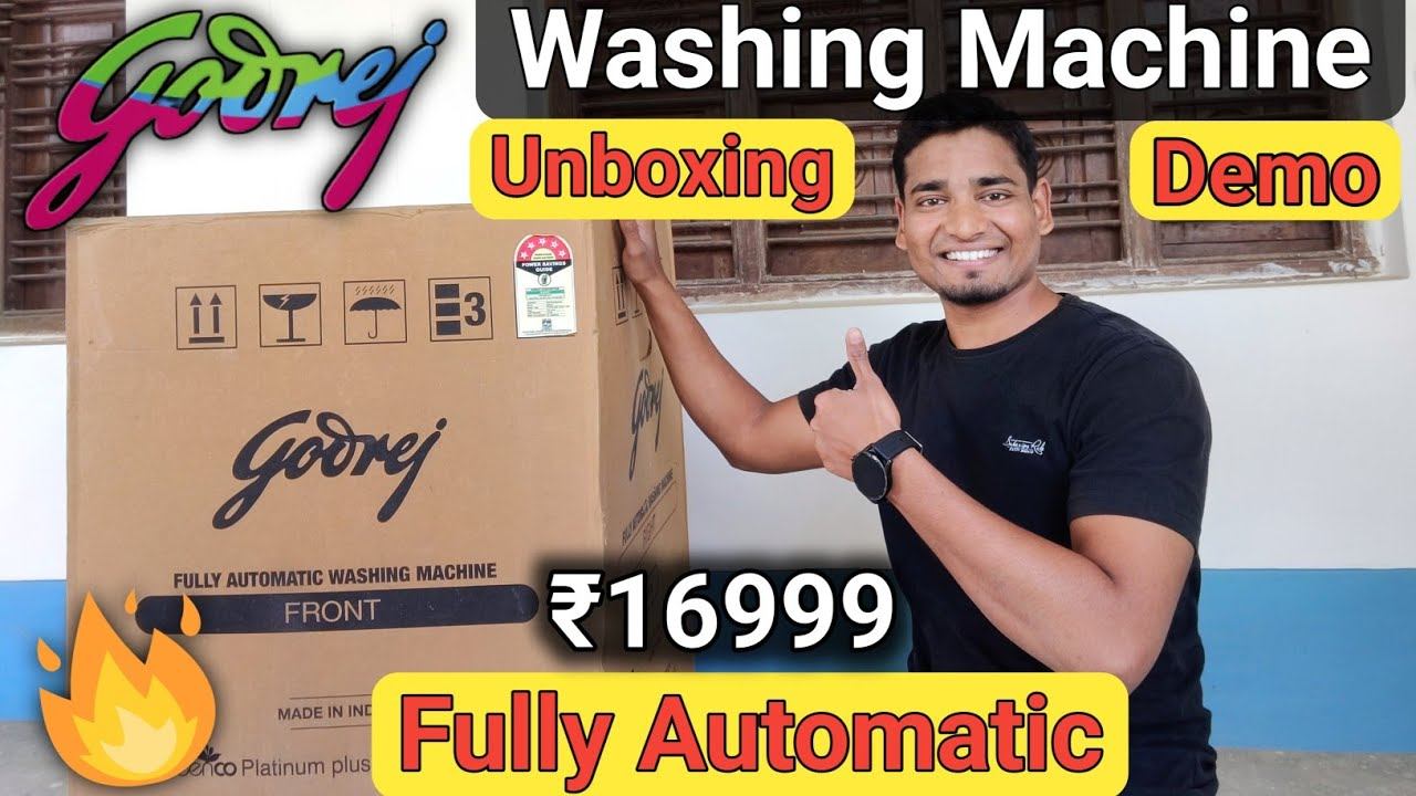 Godrej Washing machine Unboxing & Demo | Top Load Washing Machine | Fully Automatic Washing Machine смотреть онлайн