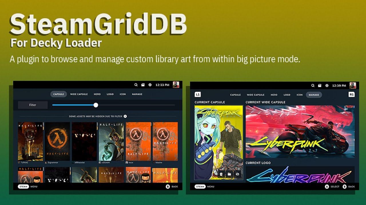 Steamgriddb For Missing Artwork 👍