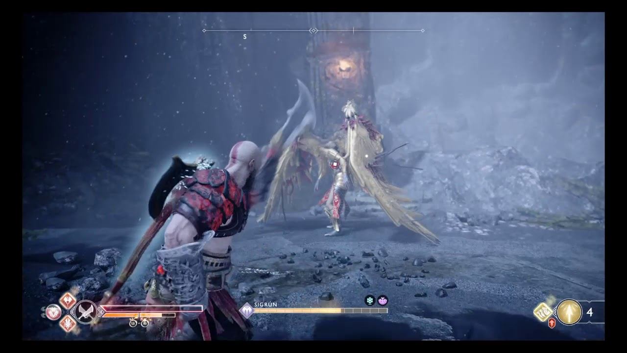 God of War 4 Kratos vs Sigrun High Difficulty - Zeus Armor смотреть онлайн