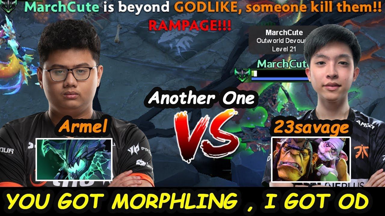 TNC.Armel [Outworld Devourer] + Kpii Tims Vs 23savage Jabz RAMPAGE Dota 2 7.22 pro Gameplay смотреть онлайн