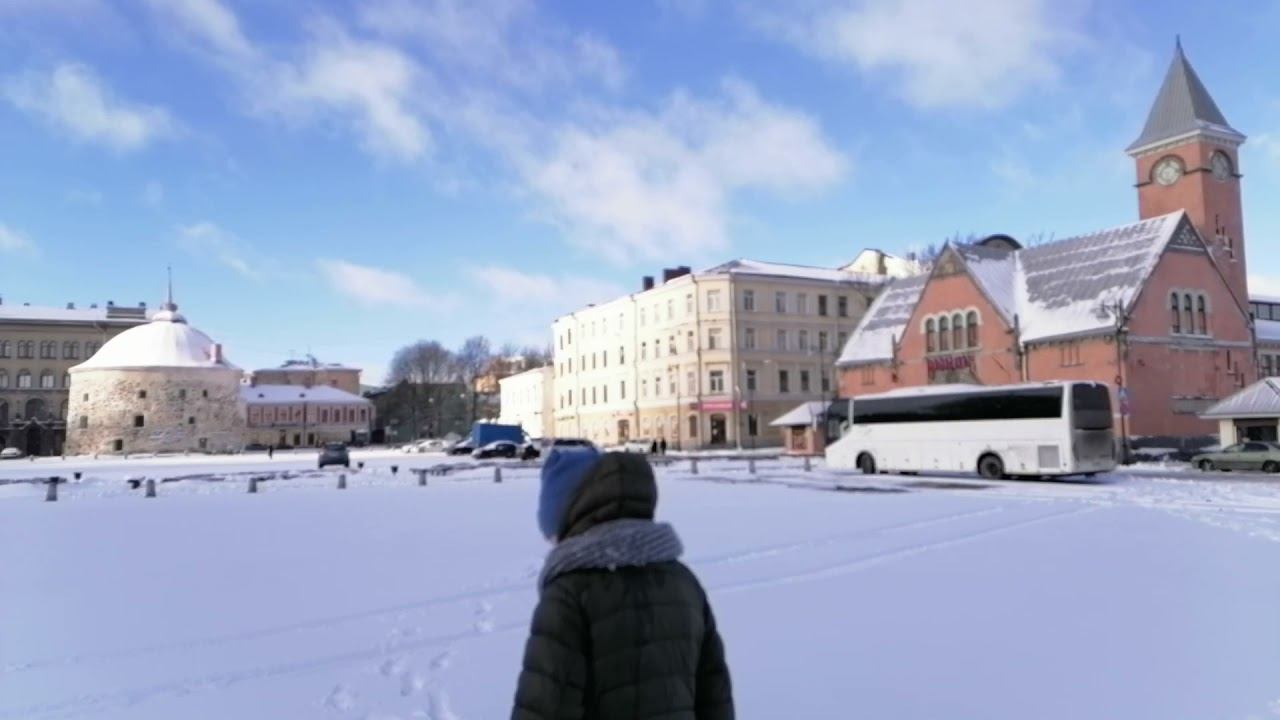 Выборг. Рыночная площадь. 21.03.2021. смотреть онлайн