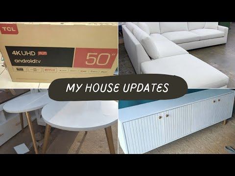 New House Updates:*New Furniture*//Tv stand//Tv//Coffee table//Huge Mirror//House Makeover/ Ms WIT смотреть онлайн