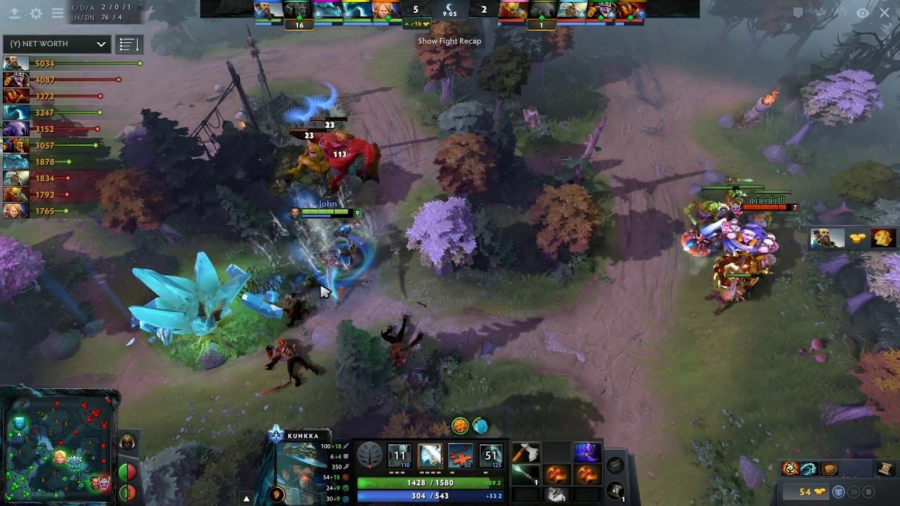 Attacker [Kunkka] GOD | Dota 2 Gosu Gameplay смотреть онлайн