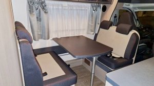 Альковный автодом HOBBY SIESTA A65 GM внутри