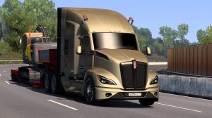 108 / ETS 2 1.52 / Kenworth T680 / Через Европу в Америку / MARIO MAP.