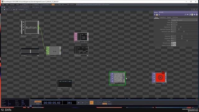 12 – DATs – TouchDesigner Beginner Course смотреть онлайн