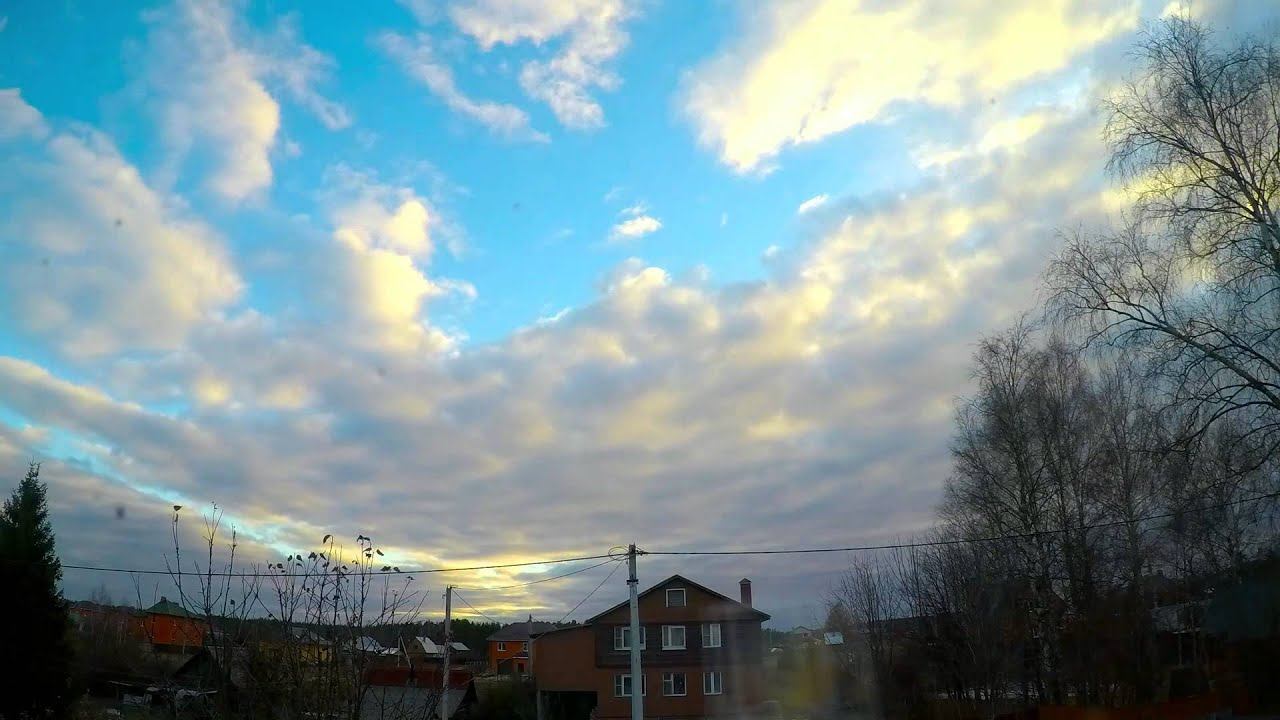 Timelaps Вечернее небо смотреть онлайн