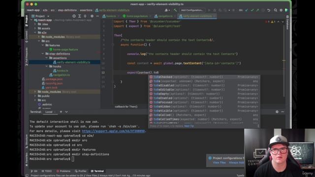 9 - Setting up your first automation framework part 3 смотреть онлайн