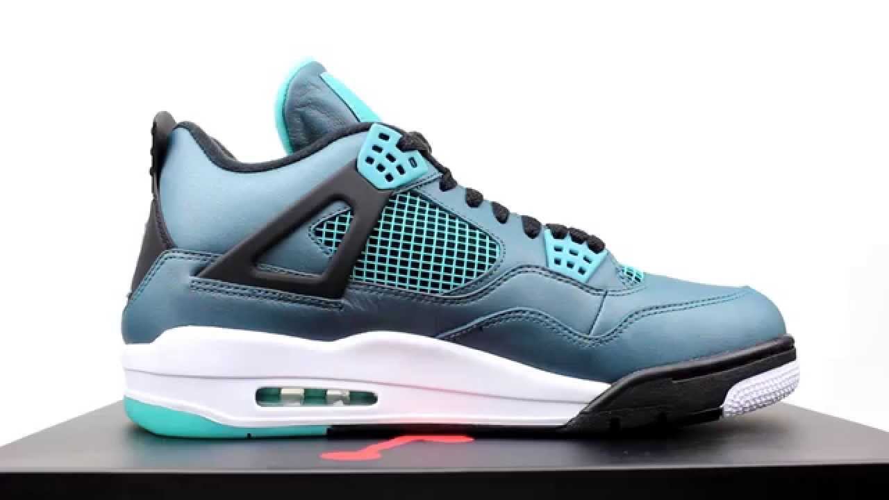 AIR JORDAN 4 “TEAL” 705331-330 (360 VIEW) www.EpicSneaks.com смотреть онлайн