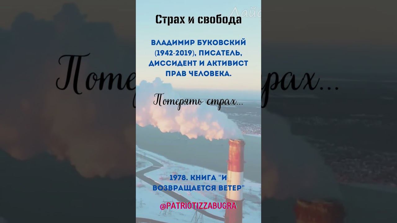 Страх и свобода #цитаты #урокиистории #россия #высказывания #буковский #сургут смотреть онлайн